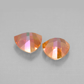 Achetez naturel ct multicolore topaze azotic gems, trillion, en provenance brésil chez gemselect. en stock, livraison internationale!
