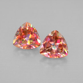 Achetez naturel ct multicolore topaze azotic gems, trillion, en provenance brésil chez gemselect. en stock, livraison internationale!