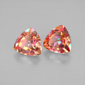 Achetez naturel ct multicolore topaze azotic gems, trillion, en provenance brésil chez gemselect. en stock, livraison internationale!