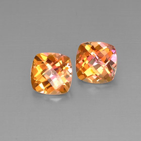 Achetez naturel ct multicolore topaze azotic gems, coupe coussin, en provenance brésil chez gemselect. en stock, livraison internationale!
