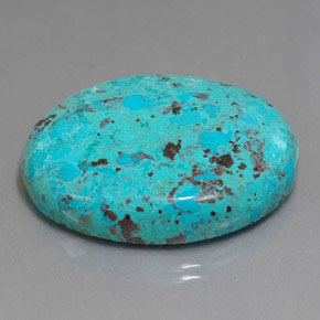 Azurite Bleu multicolore naturelle Coupe ovale, 46.34 ct, Opaque