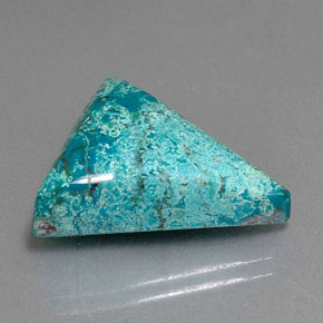Azurite Bleu multicolore naturelle Trillion, 14.55 ct, Opaque