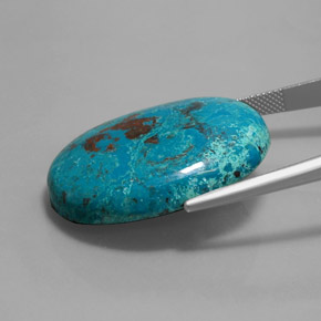 Azurite Bleu multicolore naturelle Coupe ovale, 43.19 ct, Opaque