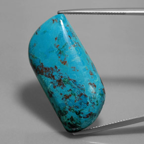 Azurite Bleu multicolore naturelle Forme fantaisie, 32.39 ct, Opaque