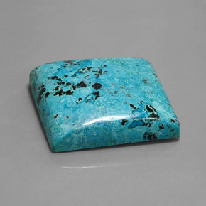 Azurite bleue naturelle baguette, 55,20 ct, opaque