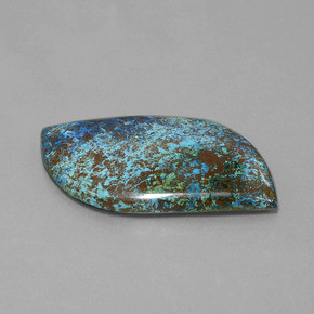 Azurite bleue naturelle forme fantaisie, 58,51 ct, opaque