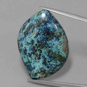 Azurite Bleu multicolore naturelle Forme fantaisie, 33.56 ct, Opaque
