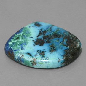 Azurite Bleu multicolore naturelle Forme fantaisie, 80.16 ct, Opaque