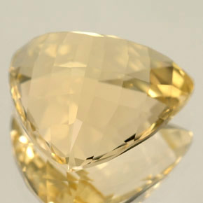 Béryl jaune naturelle trillion, 5,34 ct, VVS