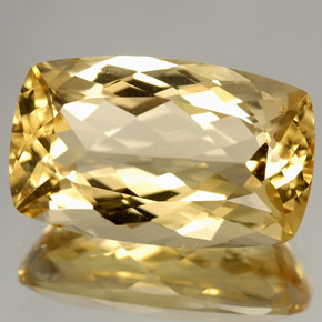 Béryl jaune naturelle forme fantaisie, 4,83 ct, VVS