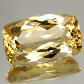 Béryl jaune naturelle forme fantaisie, 4,83 ct, VVS