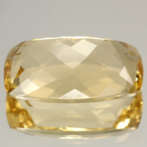 Béryl jaune naturelle forme fantaisie, 4,83 ct, VVS
