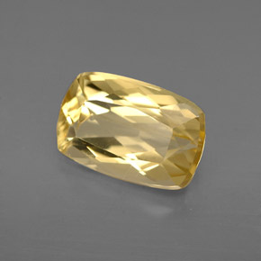 Béryl Jaune doré naturelle Coupe coussin, 2.20 ct, VS