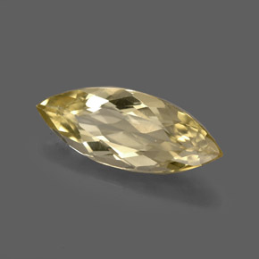 Béryl Jaune doré naturelle Marquise, 2.95 ct, IF