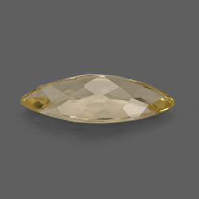 Béryl Jaune doré naturelle Marquise, 2.95 ct, IF