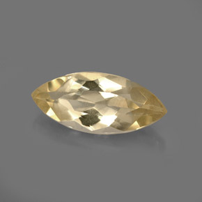 Béryl jaune naturelle marquise, 2,09 ct, VVS