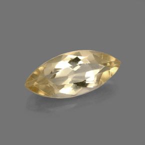 Béryl jaune naturelle marquise, 2,09 ct, VVS