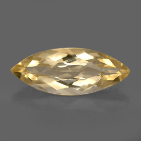 Béryl jaune naturelle marquise, 2,80 ct, IF