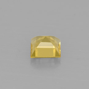 Béryl jaune doré naturelle carré, 0,55 ct, VVS