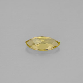 Béryl jaune naturelle marquise, 0,51 ct, VVS