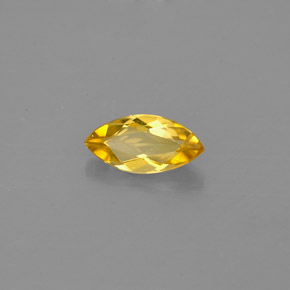Béryl Jaune doré naturelle Marquise, 0.48 ct, VVS-VS