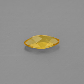 Béryl Jaune doré naturelle Marquise, 0.48 ct, VVS-VS