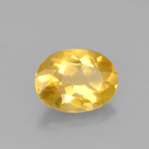 Béryl Jaune doré naturelle Coupe ovale, 0.98 ct, VVS