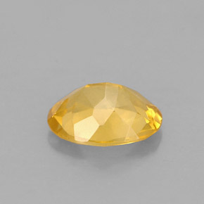 Béryl Jaune doré naturelle Coupe ovale, 0.98 ct, VVS