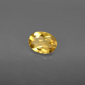Béryl jaune naturelle coupe ovale, 0,95 ct, VVS-VS