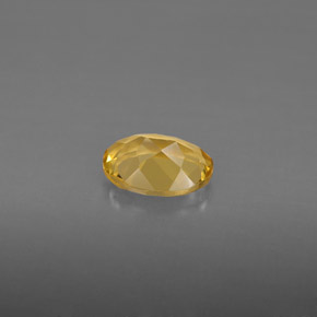 Béryl jaune naturelle coupe ovale, 0,95 ct, VVS-VS