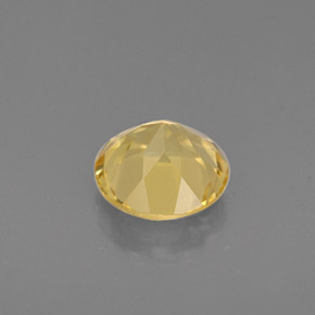 Béryl Jaune doré naturelle Coupe roude, 0.75 ct, VVS