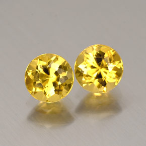 Achetez naturel ct Jaune doré Béryl gems, Coupe roude, En provenance Madagascar chez GemSelect. En stock, livraison internationale!