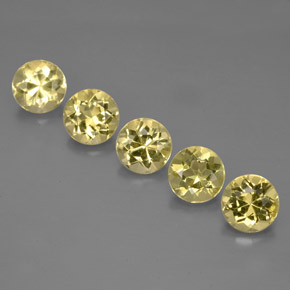 Achetez naturel ct jaune béryl gems, coupe roude, en provenance brésil chez gemselect. en stock, livraison internationale!
