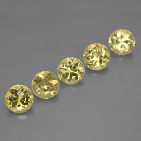 Achetez naturel ct jaune béryl gems, coupe roude, en provenance brésil chez gemselect. en stock, livraison internationale!