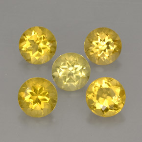 Achetez naturel ct Jaune doré Béryl gems, Coupe roude, En provenance Brésil chez GemSelect. En stock, livraison internationale!