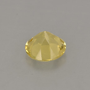 Béryl jaune doré naturelle coupe roude, 0,39 ct, VS