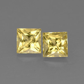 Achetez naturel ct jaune béryl gems, carré, en provenance brésil chez gemselect. en stock, livraison internationale!