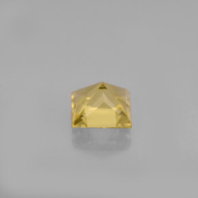 Béryl Jaune doré naturelle Carré, 0.64 ct, VVS