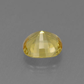 Béryl jaune naturelle coupe coussin, 0,74 ct, VVS-VS