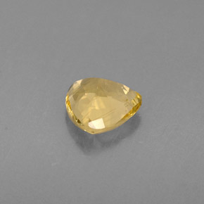 Béryl Jaune doré naturelle Trillion, 0.44 ct, VVS