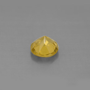 Béryl jaune naturelle coupe roude, 0,59 ct, VS