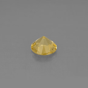 Béryl jaune naturelle coupe roude, 0,58 ct, VS