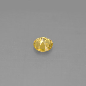 Béryl Jaune doré naturelle Coupe roude, 0.36 ct, VS