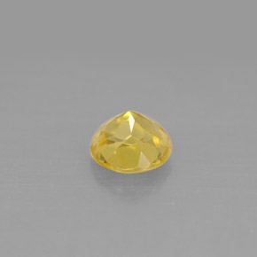 Béryl Jaune doré naturelle Coupe roude, 0.80 ct, VS