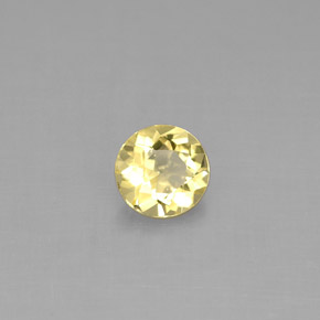 Béryl Jaune doré naturelle Coupe roude, 0.43 ct, VS