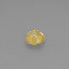 Béryl Jaune doré naturelle Coupe roude, 0.60 ct, VS