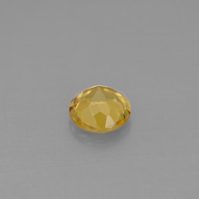 Béryl jaune naturelle coupe roude, 0,56 ct, VS