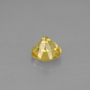 Béryl jaune naturelle coupe roude, 0,73 ct, VS