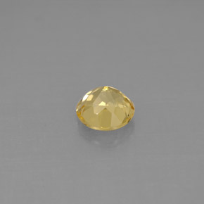Béryl jaune naturelle coupe roude, 0,60 ct, VS