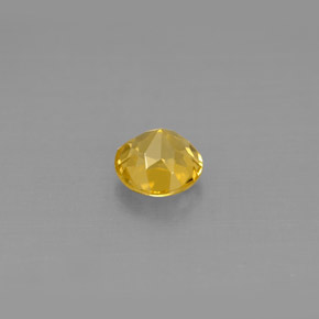 Béryl Jaune doré naturelle Coupe roude, 0.66 ct, VS